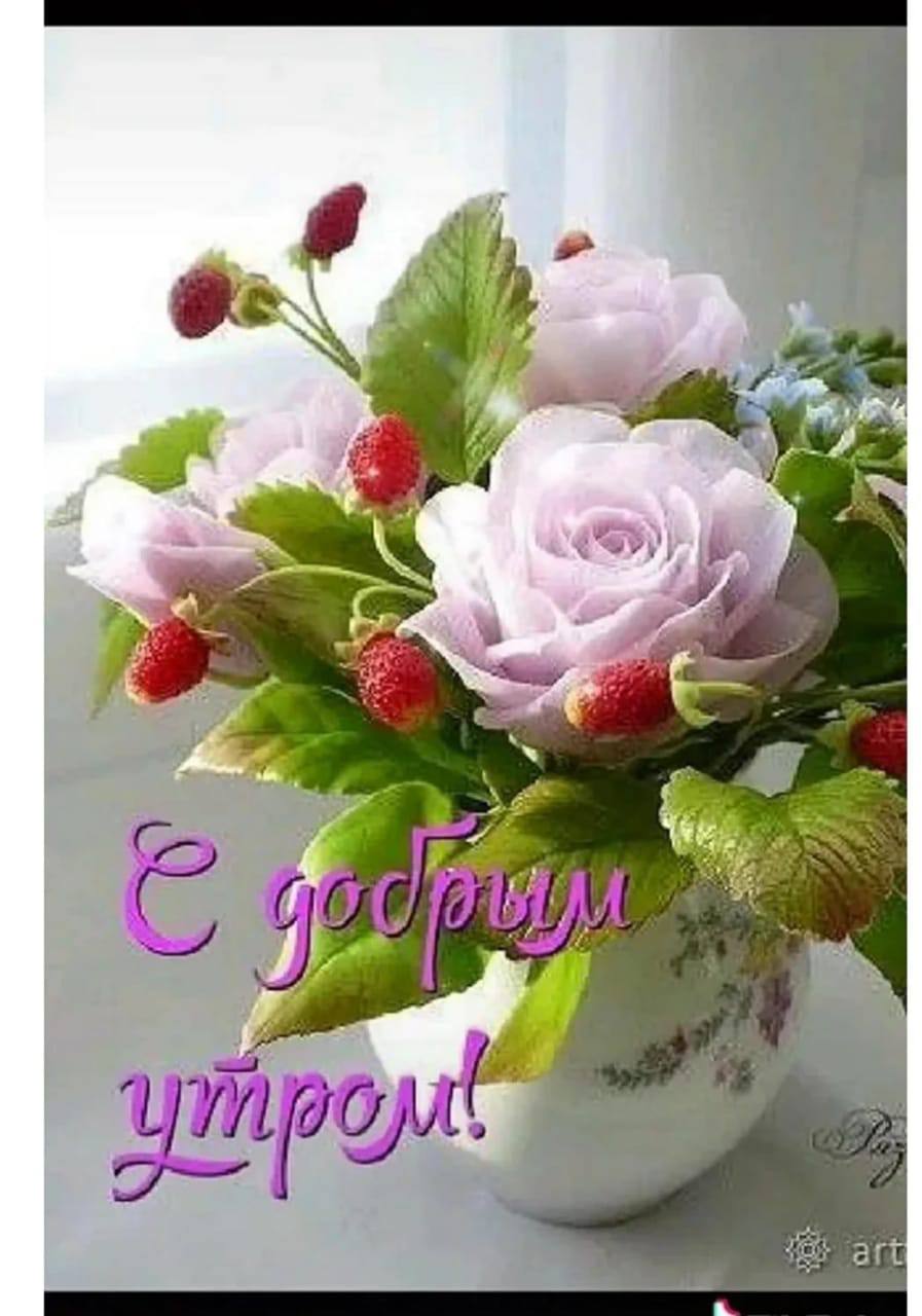 Цветы доброе утро