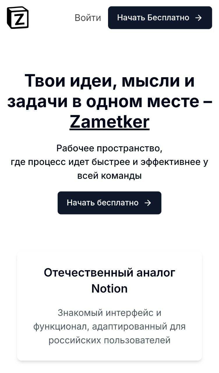 Zametker обзор. Zametker обзор