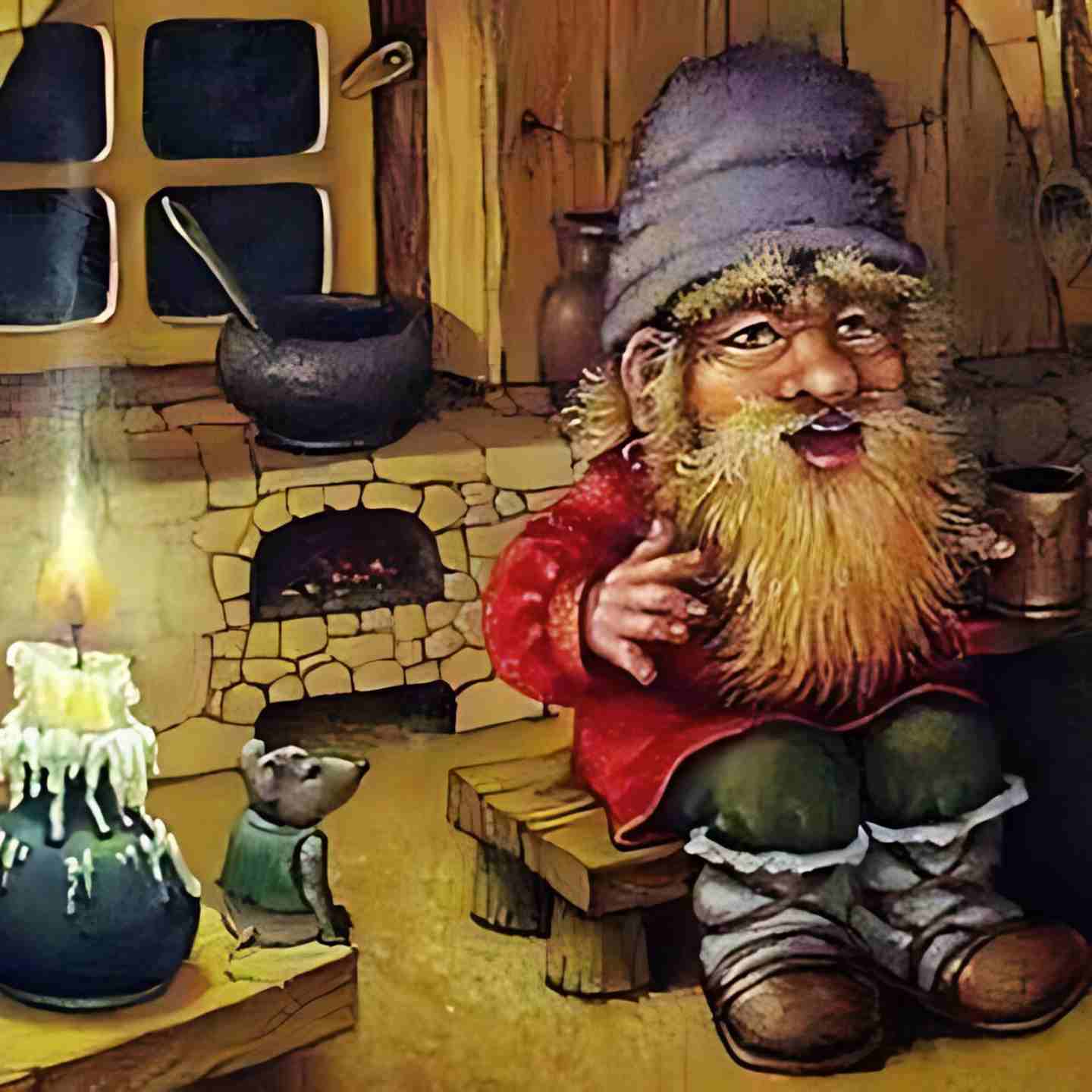 Кот и домовой. Домовой славянская мифология. Картины домового. Домовой в реальной жизни добрый. Банник славянская мифология.